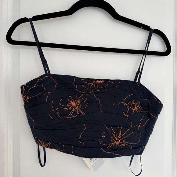 LOVE, BONITO | Naomi Embroidered Camisole Top in Rekindled Blooms - Picture 6 of 14